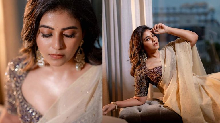 అంజలి లేటెస్ట్ ఫొటోలు.. చీరలో మరింత అందంగా మెరిసిపోతున్న ‘గీతాంజలి’!