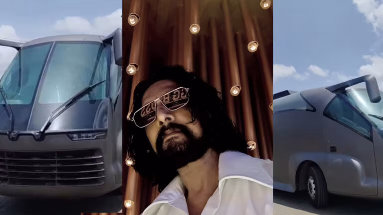 Kiccha Sudeep Buys a Luxury Caravan