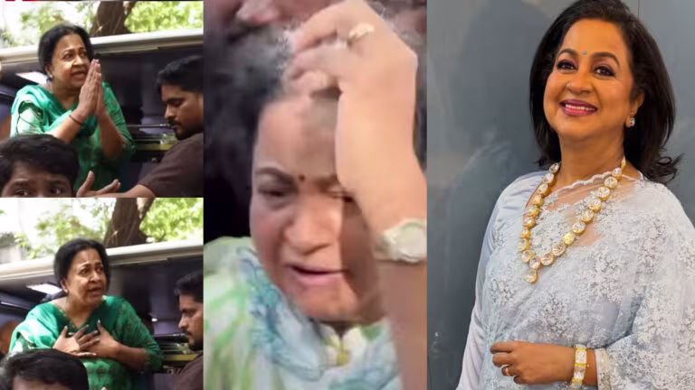 “Cinema Is Our Occupation, But We Are Also Humans”: Radikaa Sarathkumar’s Emotional Plea for Privacy at K Bhagyaraj’s Funeral
