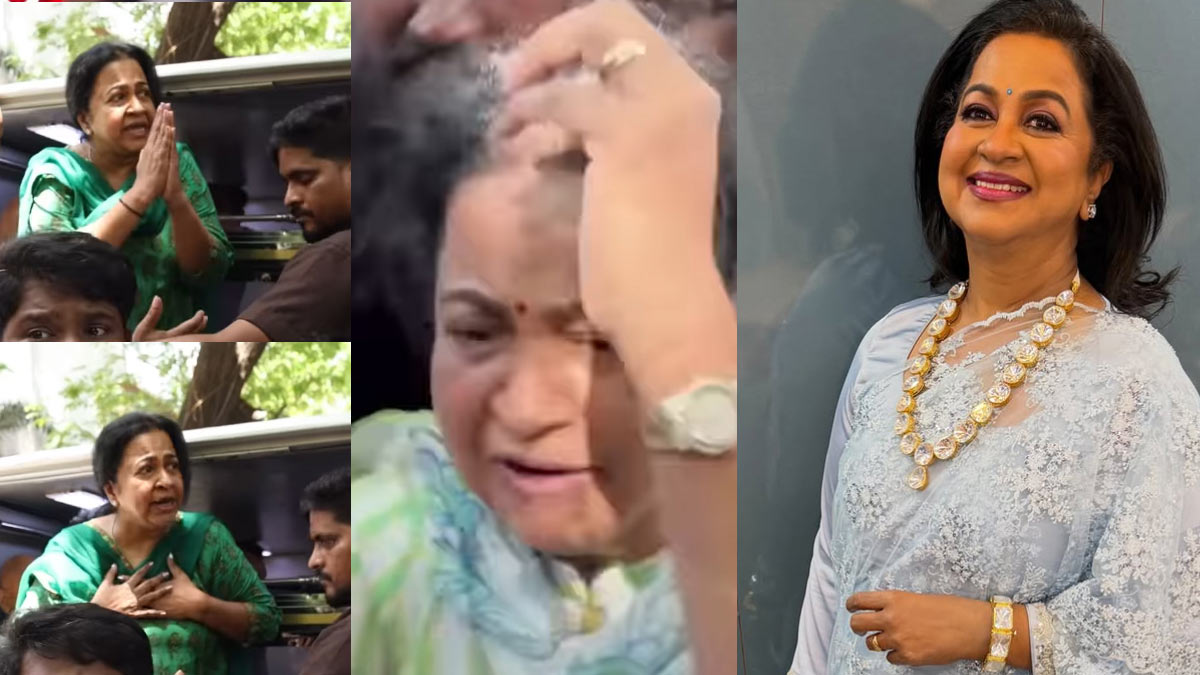 "Cinema Is Our Occupation, But We Are Also Humans": Radikaa Sarathkumar's Emotional Plea for Privacy at K Bhagyaraj's Funeral