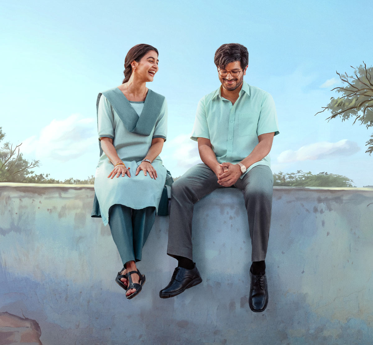 Dulquer Salmaan & Pooja Hegde’s Film Gets a Lovely Title – ‘Sri Sri’; First Look Wins Hearts