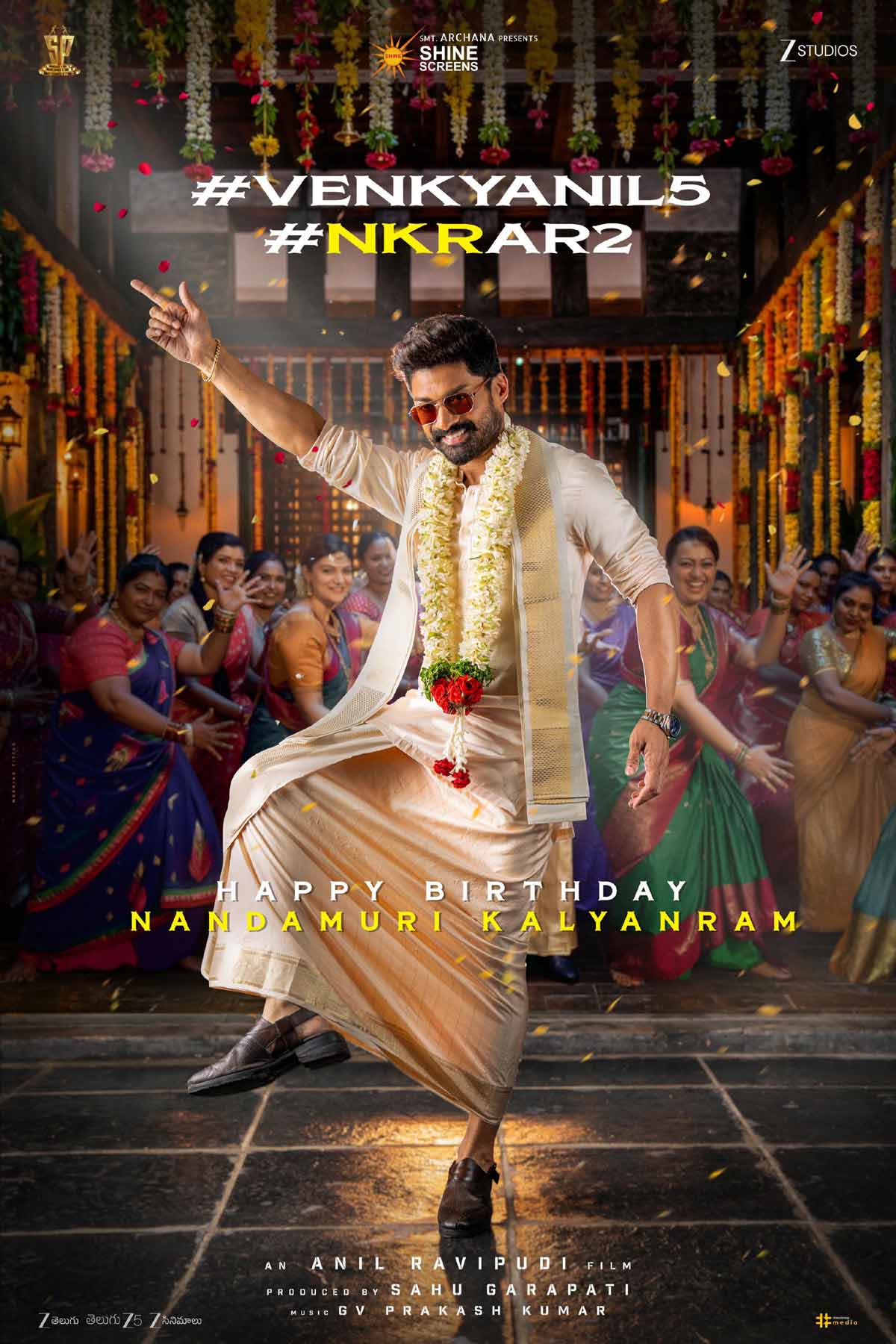 Kalyan Ram’s First Look from VenkyAnil5 Unveiled on His Birthday; Exudes Festive Charm