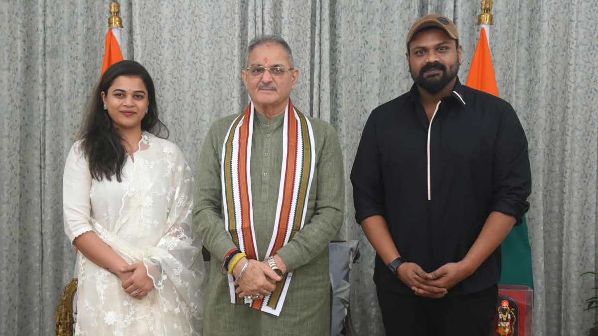 Manoj Manchu, Mounika Bhuma Manchu Meet Himachal Governor Over Cinema and Sports Plans